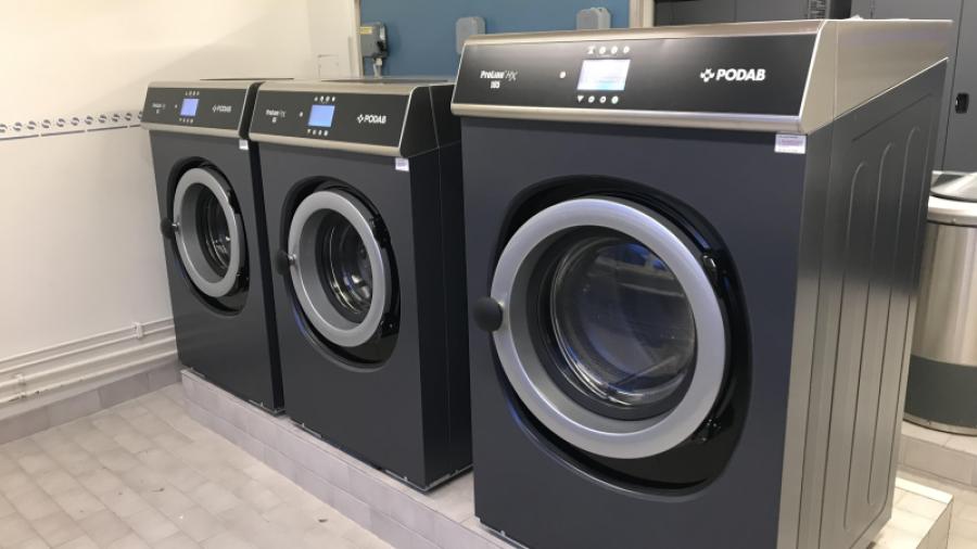 Nya maskinparken i nya tvättstugan